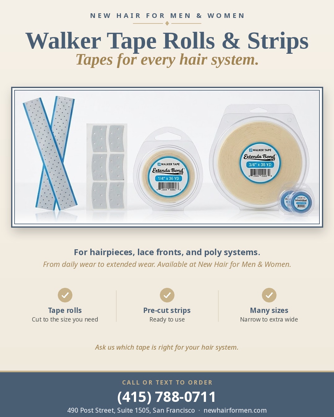 Walker Tape Strong Hold